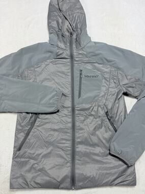 Marmot Isotherm Hoody Jacket Grey Polartec Alpha Active Insulated Gorpcore Sz S